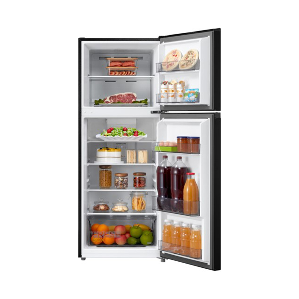 Midea 280L Black Two Door Refrigerator thumbnail 2